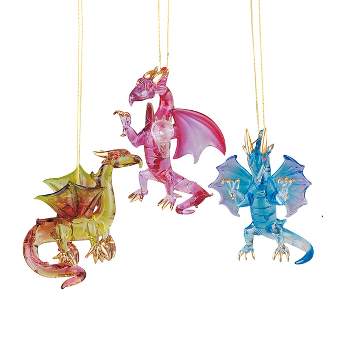 Gallerie II Mini Dragon Ornament Set of 3