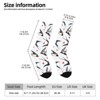 Watercolor Swallow Women Printed Crew Socks Funny Funky Socks Soft Polyester Novelty Gifts for Artists Men - 2 of 4