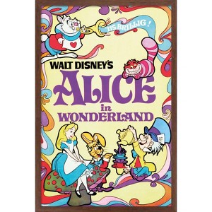 Trends International Disney Alice In Wonderland (1951) - Vibrant One Sheet Framed Wall Poster Prints - 1 of 4