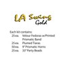 Beistle New Year LA Swing Gold Asst for 50 Gold - 2 of 2