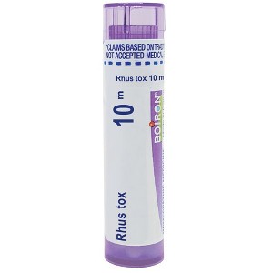 Rhus Tox 10M by Boiron Homeopathic Single Medicine For Pain  -  80 Pellet - 1 of 2