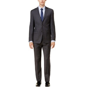 Calvin Klein Mens Plaid Formal Tuxedo - 1 of 1