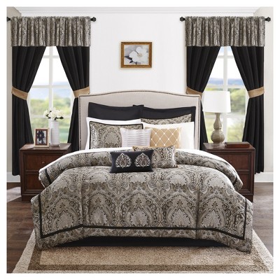 Black And Gold Comforter Target