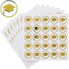 Paper Junkie 200 Pack Graduation Cap Stickers, Gold Foil Grad Hat Labels, Self Adhesive Invitation Envelope Seals (1 Inch) - 2 of 4