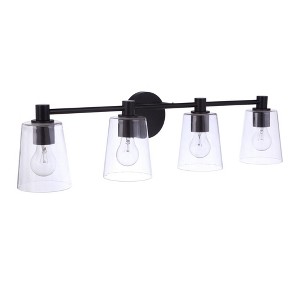 Craftmade Lighting Emilio 4 - Light Vanity in  Flat Black - 1 of 1