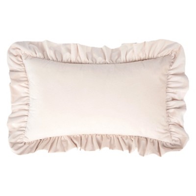 REGALWOVEN Scalloped Trim Outdoor Throw Pillow Covers for Sofa Living Room Home Decor 1 Pc