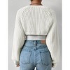 Women's Long Sleeve Cardigan Sweater - Lightweight Open Front Knit Cover Up - 2 of 4