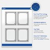 Avery Labels, 4" x 3-1/3", Silver-Metallic Black, Glossy, 40ct - 3 of 4