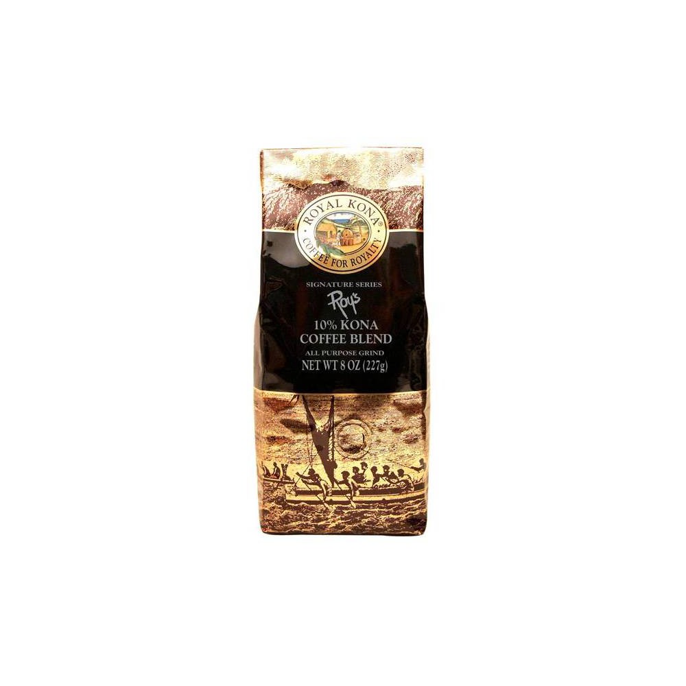 Photos - Coffee Royal Kona Roy's Ground Medium Roast  - 8oz