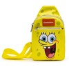 Nickelodeon Bag, Sling, SpongeBob SquarePants Smiling Face Character Close Up Yellow, Bounding, Vegan Leather - 2 of 4