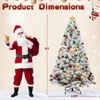 6/7FT Christmas Tree，Easy Setup & Foldable Metal Stand for Home/Office - 2 of 4