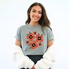 Simply Sage Market Women's Red Poppies Short Sleeve Garment Dyed Tee - 2 of 4