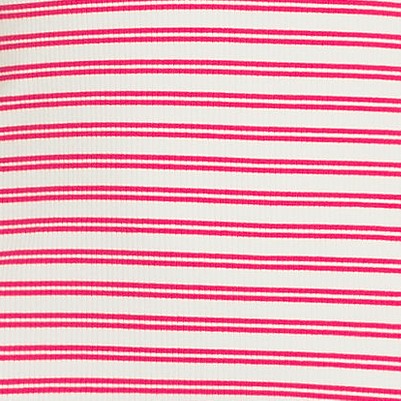 ivory/berry rouge dual stripe
