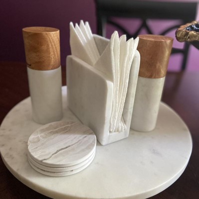 Marble Napkin Holder, Kitchen Counter Organizers