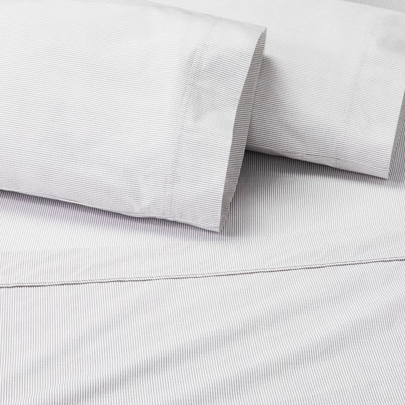 Cotton Percale Microstripe Sheet Set - Hearth & Hand™ with Magnolia, 1 of 6