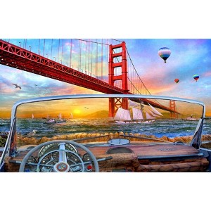 Sunsout Golden Gate Adventure 550 pc   Jigsaw Puzzle 50069 - 1 of 4