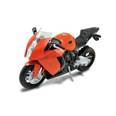 KTM 1190 RC8 Orange 1/10 Diecast Motorcycle Model by Welly