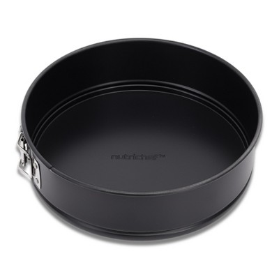 utriChef Nonstick Springform Cake Pan - Durable Steel Cheesecake Pan w/Stainless Steel Clasp & Removable Bottom
