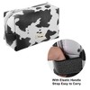 Unique Bargains Portable Makeup Bag Cosmetic Travel Toiletry Bag Waterproof Case Make Up Organizer Case for Women Black White - 3 of 4
