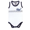 Hudson Baby Infant Boy Cotton Sleeveless Bodysuits 5pk, Sailor Whale - image 2 of 4