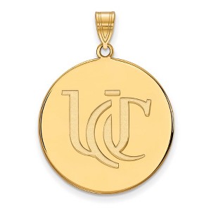 Black Bow Jewelry 14k Yellow Gold Cincinnati Bearcats NCAA Extra Large Pendant - 1 of 3