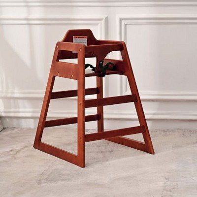Acoinel Wooden Double Solid Wood Portable High, Easy to Clean Baby Booster Chair