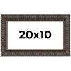 PosterPalooza | Panoramic Museum Brown Picture Frame - UV Acrylic, Foam Board Backing, Hanging Hardware - 2 of 4
