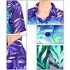 HAPPY BAY Hawaiian Shirts Womens Casual Summer Button Down Beach Party Short Sleeve Vacation Blouse Shirt Hawaii Colorful Dress Tee Shirts - 4 of 4