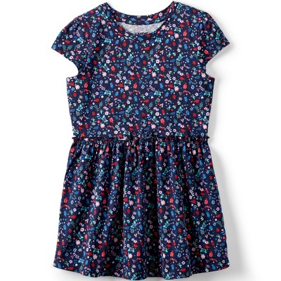 Lands' End Kids Gathered Waist Tunic Top