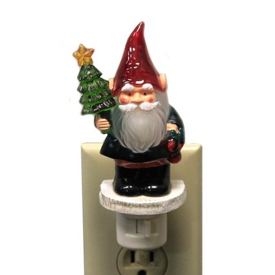 5.5 Inch Bearded Gnome Night Light Tree Star Plug-In Nightlights