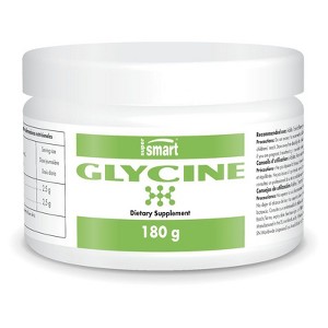 SuperSmart Glycine Powder (High Absorption) - Pure Amino Acid Glycine Supplement | Non-GMO & Gluten Free - 180 g - 1 of 1