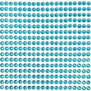 Wrapables Light Blue Crystal Diamond Sticker 4mm Adhesive Rhinestones, 846 pieces - 1 of 2