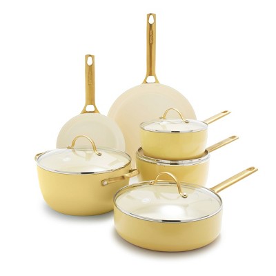 GreenPan Reserve 10pc Hard Anodized Healthy Ceramic Nonstick Cookware Set