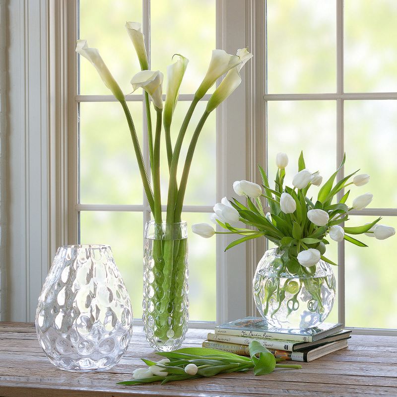 Park Hill Collection Alouetta Blown Glass Teardrop Vase, 4 of 5