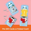 Big Dot of Happiness Winter Birds Gift Card Holders with Envelopes, Holiday Cash Money Holders Gift Card Sleeves, Christmas Nifty Gifty Pack, Set of 8 - 2 of 4