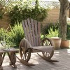 vidaXL Rocking Adirondack Chair Solid Wood Fir - 3 of 4