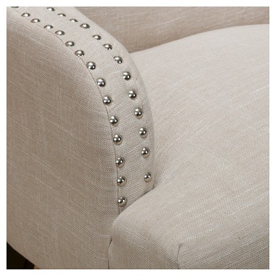 Chicago Bears Light Beige Wood Accent Chair