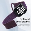 HTUTWOO Magnetic Silicone Compatible with Apple Watch Band Ultra 2 ＆Ultra 49mm 46mm 45mm 44mm 42mm 41mm 38mm for Woen men - 3 of 4