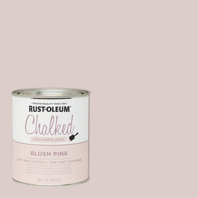 Rust-oleum 12oz Chalked Ultra Matte Spray Paint Blush Pink : Target