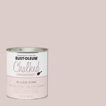 Rust-Oleum 2pk Chalked Paint Quart Blush Pink