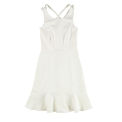 bar III Womens Crisscross Shift Dress