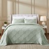 Modern Circles Cotton Medium Weight Woven Coverlet by Blue Nile Mills - 2 of 4