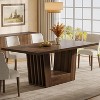 Tribesigns 63-Inch Dining Table for 4-6, Farmhouse Rectangular Kitchen Dinner Table with Heavy-Duty Base for Living Room - 2 of 4