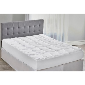 BrylaneHome Jacquard Knit Cooling Mattress Pad - 1 of 1