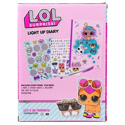 lol surprise light up diary