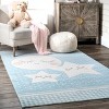Nuloom Dream Night Sky Nursery Indoor Area Rug 8x10, Blue - 2 of 4
