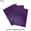 Unique Bargains Gift Wrap Paper Glossy Coated Paper 27.56 x 19.69inches 5 Pcs - 3 of 4