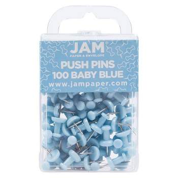 JAM Paper 100pk Colorful Push Pins