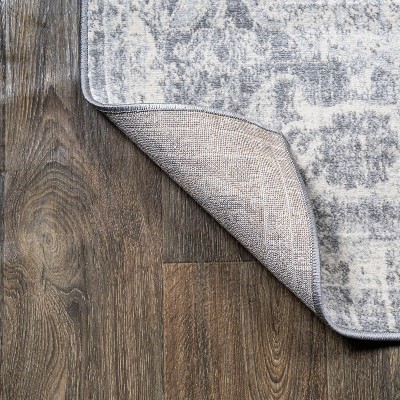 Modern Persian Fusion 8' x 10' Gray Synthetic Area Rug