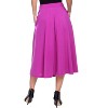 Women's Flared Midi Skirt with pockets - White Mark - 3 of 3